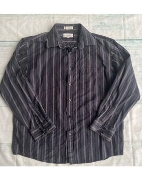 Eighty Eight Black and White Casual Button Down Shirt